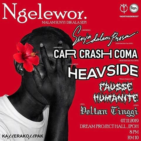 Jenn_Thompson's tweet photo. #PERAK THURSDAY November7 NGELEWOR - Malam Sunyi Dikala Sepi 8pm DreamProjectsHall (@khizanat_hall - 57A, Jln Dato Onn Jaafar) #Ipoh ft. @SenjaDalamProsa #CarCrashComa @heavsidekl @FausseChaos #VoltanTInggi
SCHEDULE👇 https://t.co/vfhyeMEvvm