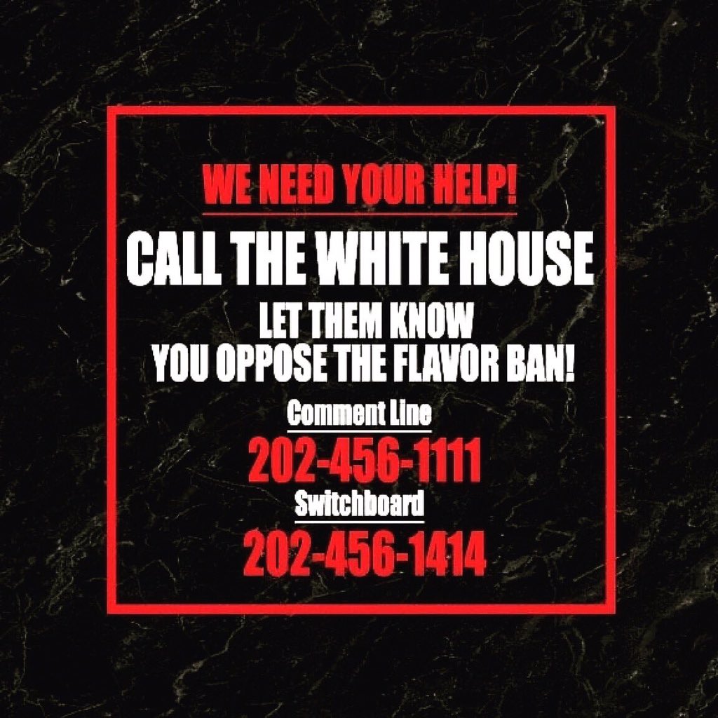 OfficiallyLando's tweet photo. Keep those calls rolling!! Do not give up!! #AdultsLikeFlavors #NotBlowingSmoke #SmokeFree #CASAA #HarmReduction #ProhibitionDoesNotWork #SaveVaping #Vaping #Vaper #Vapor #VapingSavesLives #VapeBan #WeVapeWeVote #NotABot #VapeCommunity #ItsNotSmoke #EndSmoking https://t.co/Hr36BEPgqm