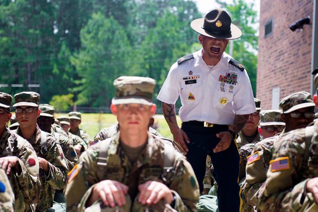 DCNationalGuard's tweet photo. Drill Sergeants can motivate and inspire. What's the best advice your drill sergeant gave you? #DrillSergeants #DrillInstructors #WisdomWednesday #DCNationalGuard https://t.co/fodze8JGxp