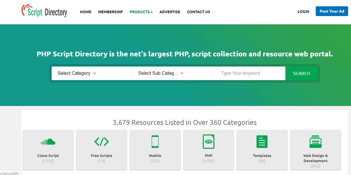 PHPScripts_Mall's tweet image. #PHPScriptDirectory is a Free and Commercial Scripts of Popular Websites which provides unlimited category to post your requirements. More Details: bit.ly/2CkZVk9
#WebsiteCloneScripts