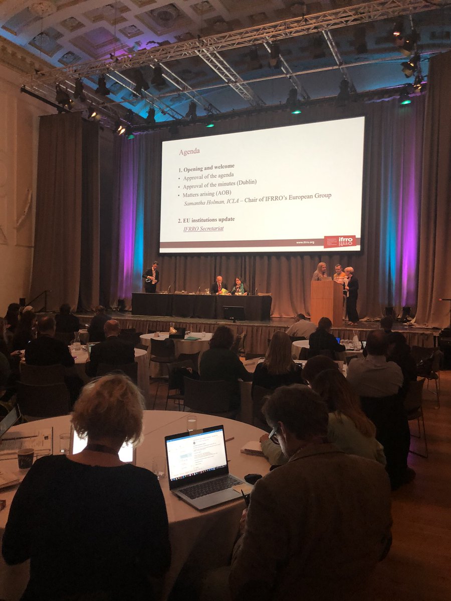 IFRRO's tweet photo. Also the #IFRRO #EuropeanGroup is meeting today and going through the most important matters for our members #IFRROWorldCongress2019 https://t.co/sJkRaaQvHs