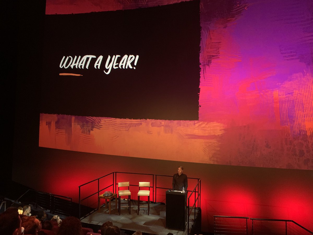 EmmaDibs's tweet photo. The @WavemakerUK company meeting kicks off. Not sure that the screen is quite large enough... #inspiration #FutureMakers #wavemakeruk https://t.co/SEykGgmV9p