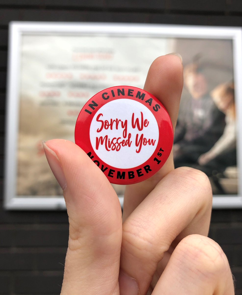 SORRY WE MISSED YOU!!🚐

Ken Loach’s impassioned and moving new film Sorry We Missed You comes to Phoenix from this Friday.

We’ve got a limited number of badges for the film - make sure to pick yours up for free when you get your ticket🎟 (but once they’re gone, they’re gone!)
