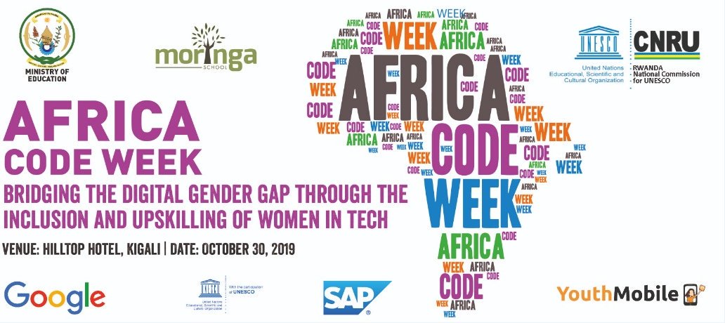 UNESCO_rwanda's tweet photo. Ms Beth Faith &amp; Nuriat Mwanganza shared their #coding education solutions and how it serves society @AfricaCodeWeek in 🇷🇼 

@RwandaICT @AIMS_Next @DigiCenterRW @ACEIoT_UR 
@NextEinsteinFor @YouthMobile_ @aswrwanda 

#africacodeweek
#sap4good
#GirlsCracktheCode

#Team 🇷🇼 https://t.co/eunKnChoYY