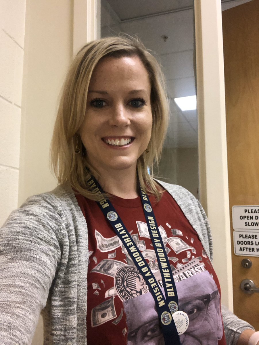 astiglbauer's tweet photo. When you nerd, nerd hard! Happy Wednesday from Stigland! #RedForEd #scfored #mruniversity #iloveecon https://t.co/OdhkreFI2c