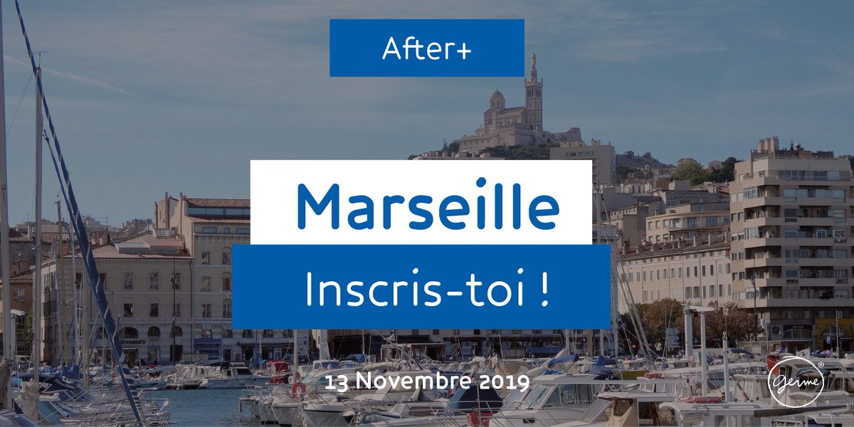 🗓️Rendez-vous le 13 novembre 2019 à l'occasion d'un After+ organisé par Véronique Brunet -Manquat, animatrice Germe de Marseille !👉🏻 bit.ly/36JsgPd

Au programme : Intervention de Yannick Roudault sur le thème "Ultime défi pour l'humanité : à vous d'agir pour la planète"