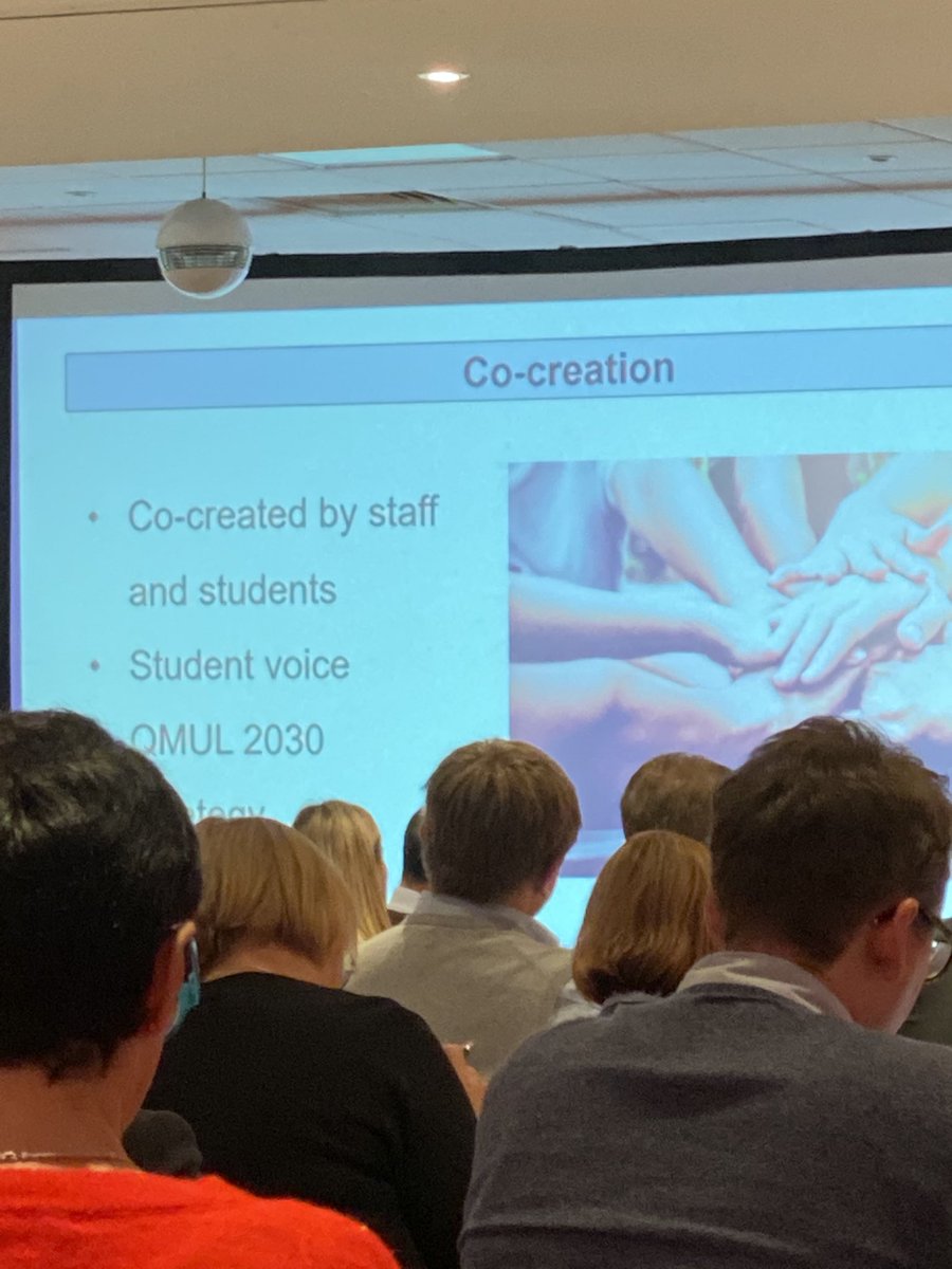 HMC_HigherEd's tweet photo. Co-creation a key concept got future of HE ⁦@QMUL⁩ ⁦@HMC_Org⁩ ⁦@GSAUK⁩ https://t.co/hqosoPJGSq