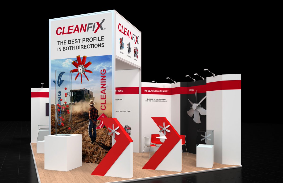 CleanfixFans's tweet photo. Impressive, right? Even more so in person!
We invite you to come see for yourself during @AGRITECHNICA in Hannover, Germany. Look for #CleanfixFans in Hall 16 at Booth E20.
#Cleanfix #ReversibleFans #EngineCooling #RadiatorCleaning #ReversingFans #CleanfixCool https://t.co/kNyaoV2hpQ
