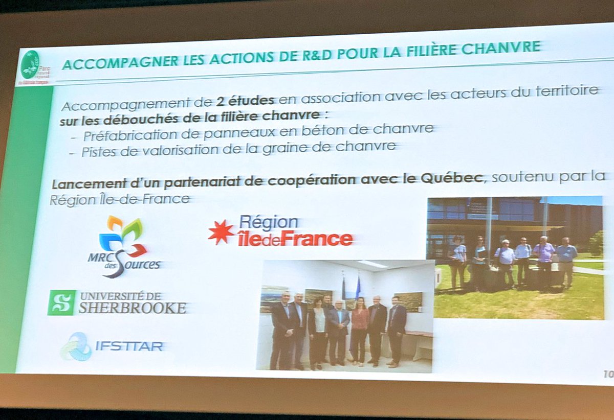Quebec_FR's tweet photo. Le préfet de la @regionsources, Hugues Grimard, explique comment la coopération décentralisée avec les régions de France, dont @iledefrance, a permis l’émergence de la construction biosourcée et la réduction des #GES sur son territoire.
#FFQCD #B3ConferenceParis https://t.co/wZCXvXOPBq