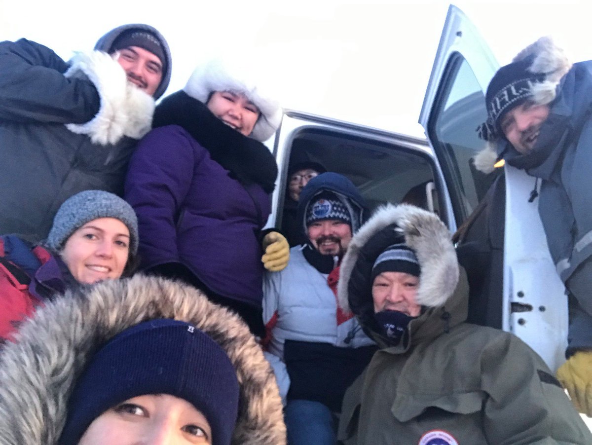 SIKUApp's tweet photo. SIKU gave a community workshop in Cambridge Bay --- we showed people how to create profiles on the app, access weather info, tides, marine forecast, satellite imagery, ice safety products, and much more. #Inuit #InuitKnowledge https://t.co/LEdu3tBck2