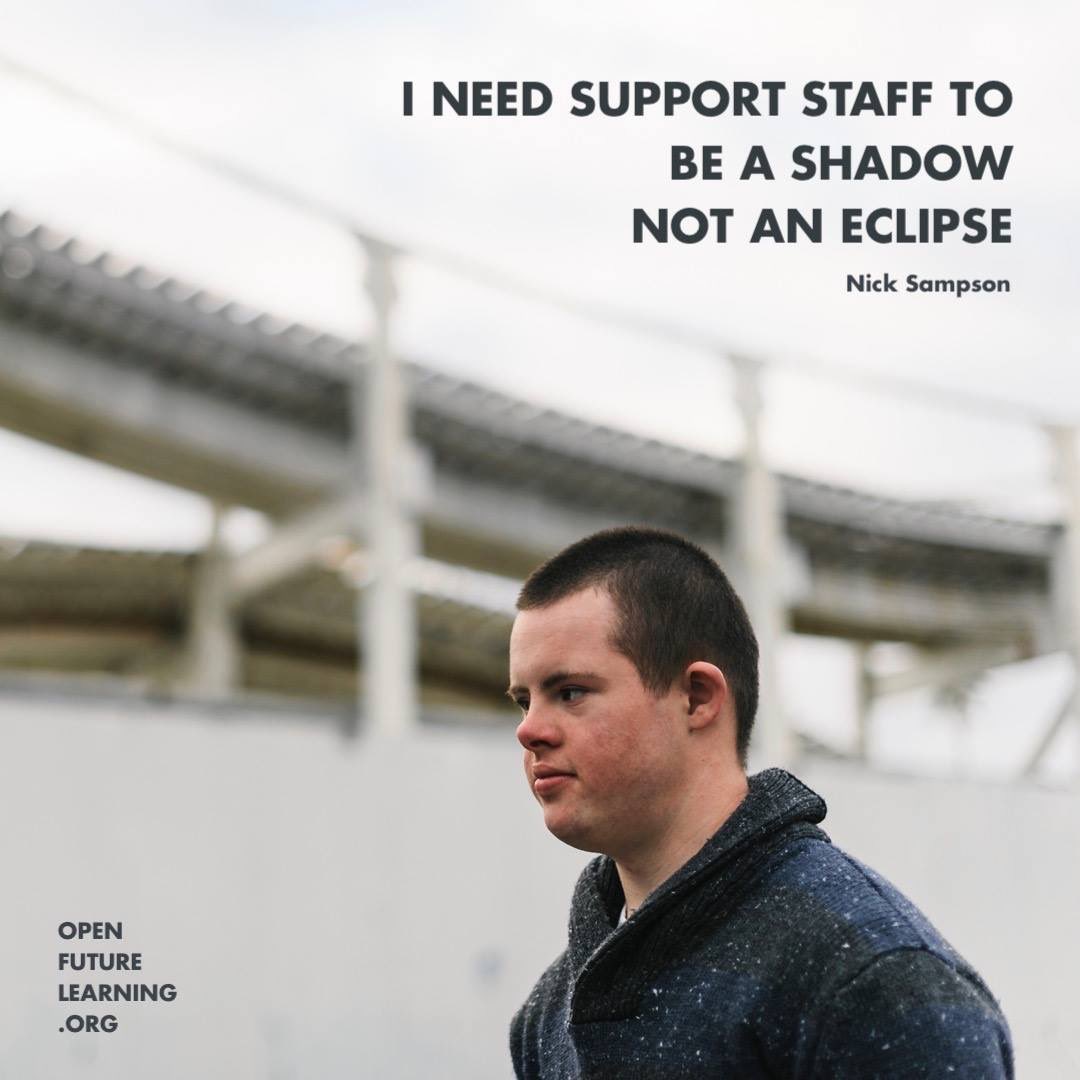 Open_Future's tweet photo. “I need support staff to be a shadow not an eclipse.” - Nick Sampson https://t.co/YAUBfEzlJb