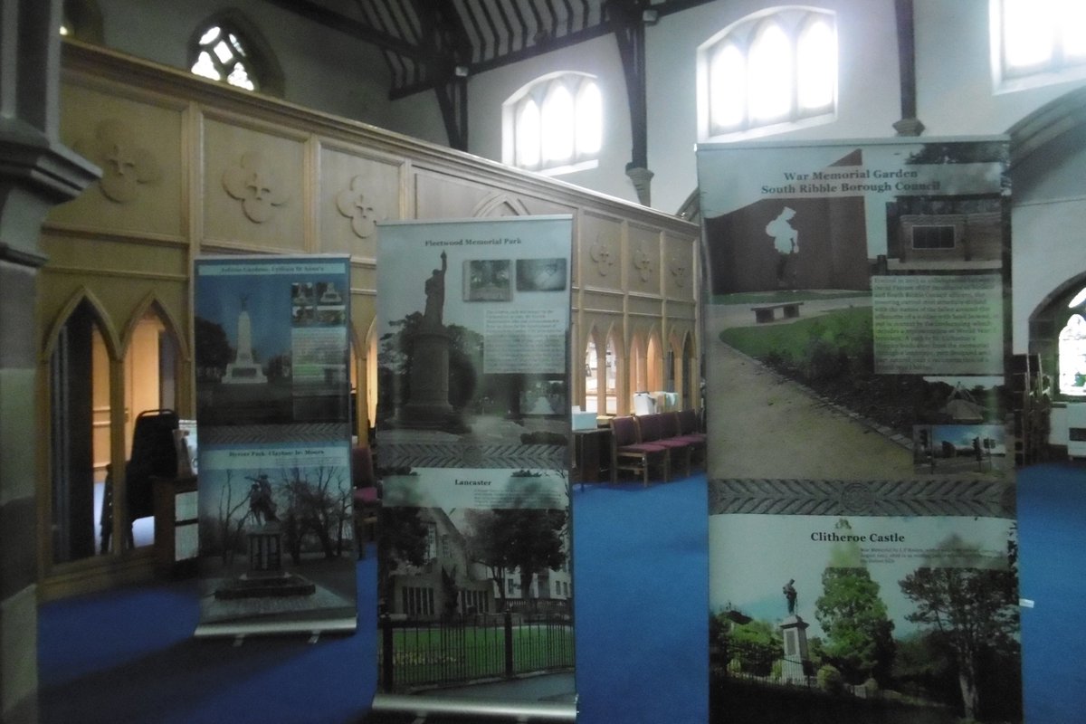 ScarisbrickRept's tweet photo. The War Memorial Parks and Gardens display, #GardensofRemembrance is at St John the Baptist #Baxenden until next Wednesday, see church web site for opening times, when it moves to St Mary the Virgin #Goosnargh until the end of the month. https://t.co/Xc2MZKli2R