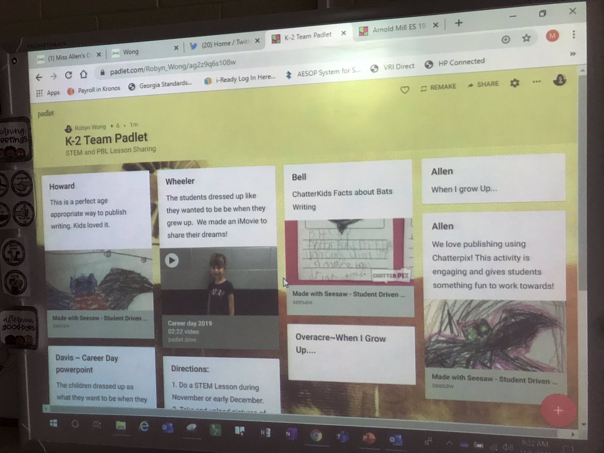 RobynPyleWong's tweet photo. ILS Challenge #14 K Team published student bat stories using chatterpix and seesaw! 
@ArnoldMillES1
@RobynPyleWong
@CCSD_PD
#ccsdilsimpact 
#ccsdgoodtogreat https://t.co/BmrmRJioS0