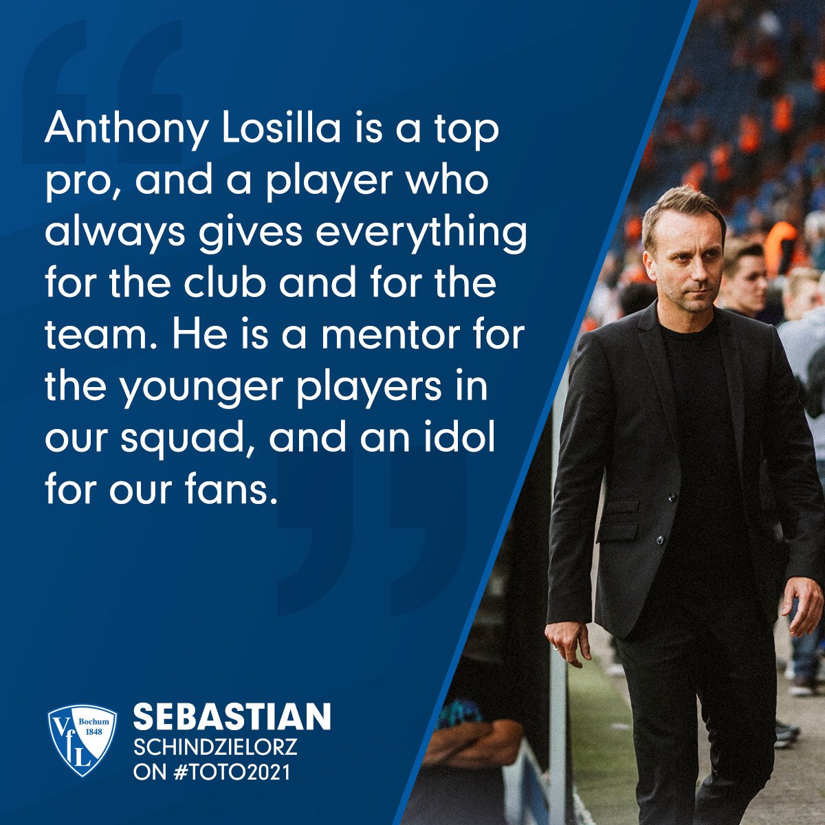 VfLBochum1848EN's tweet photo. Does a greater man exist? #Toto2021 https://t.co/tg9AApmj3z