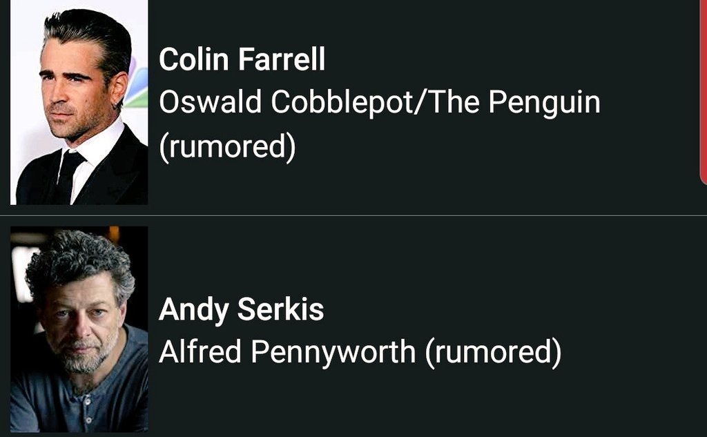 MoviesMatrix's tweet image. .
#TheBATMAN 🦇 Cast!

🤔 What are your thoughts?

#SHPOLL19