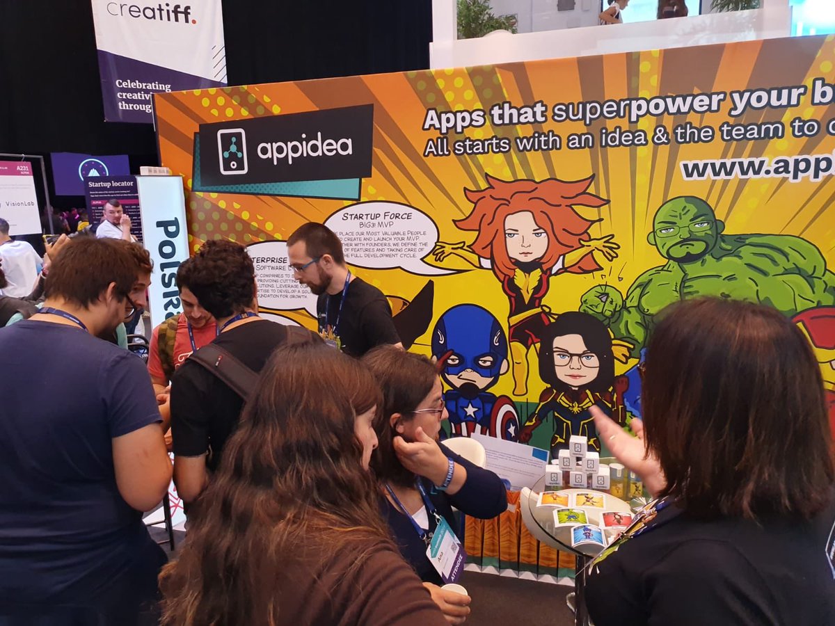 appideaco's tweet photo. Let’s talk about your business idea to make it an app idea :) #WebSummit #WebSummit19 #lisboa #lisbon #portugal https://t.co/Uc6ZeAMA2S
