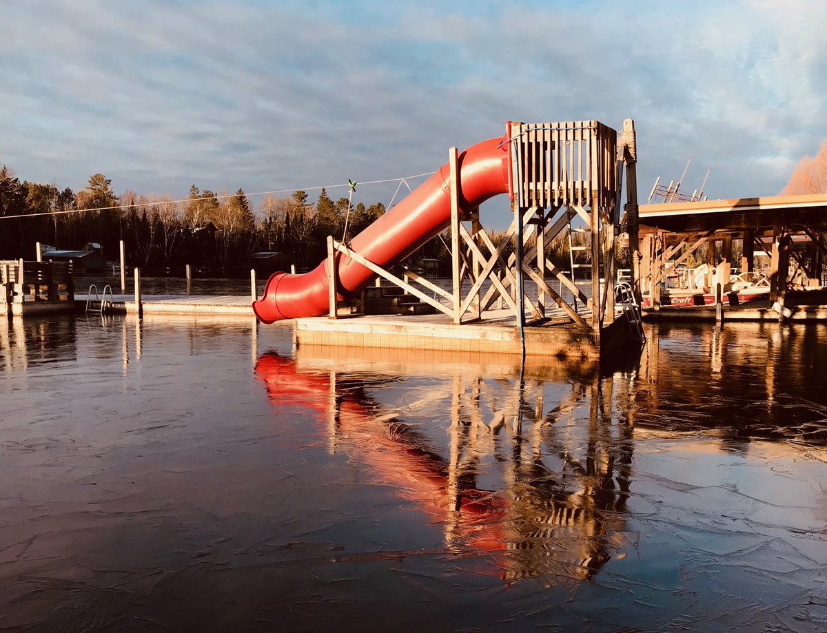LudlowsResort's tweet photo. Freeze-up has begun! https://t.co/TLOkwkUNTd