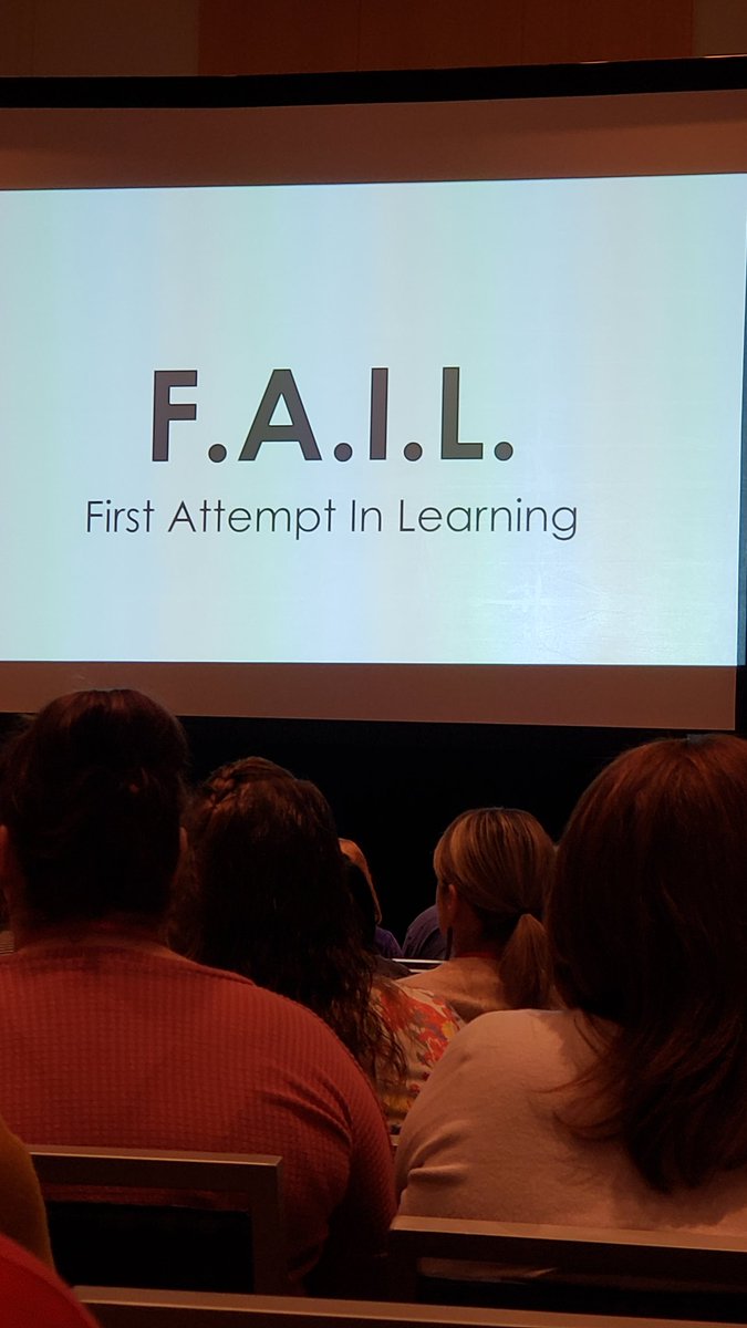 LSDenham's tweet photo. Enjoying keynote by Jennie Magiera and her letter to her daughter regarding 5 things she hopes for little Lucy's education. #GaETC19 @GaETConf https://t.co/u6LG3dJJam