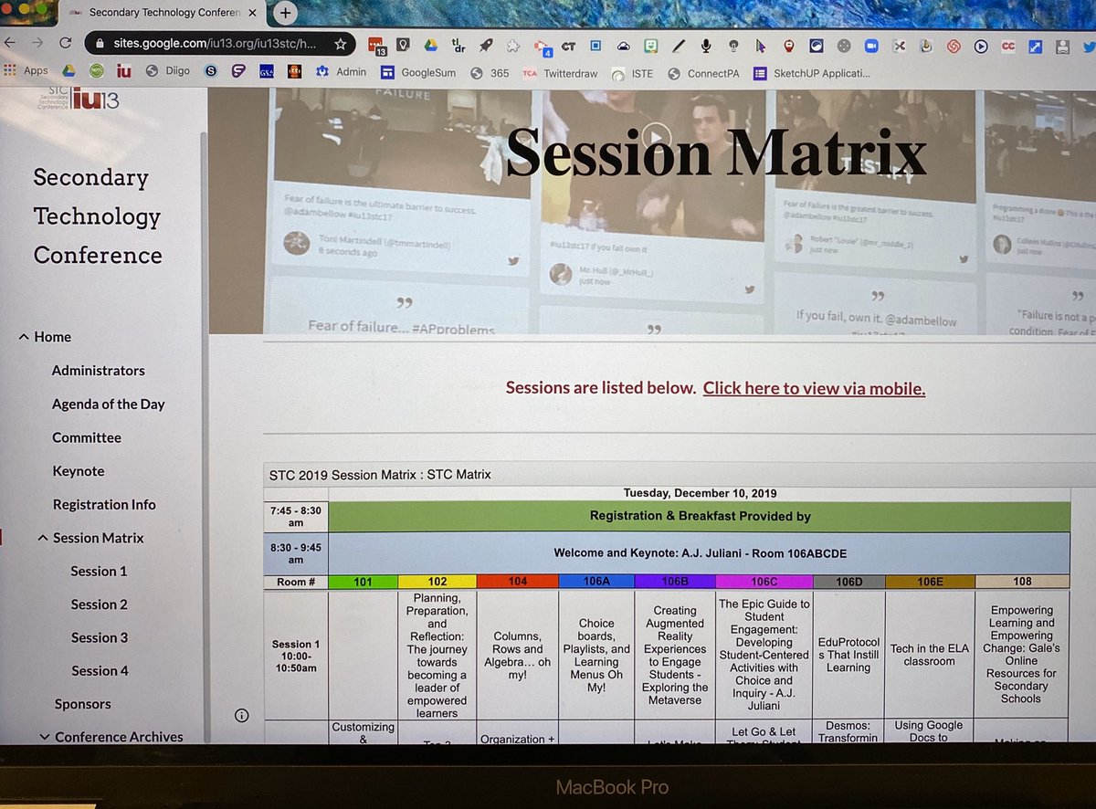 IU13EdTech's tweet photo. Calling all 7-12 educators! Have you seen our session line up &amp; session descriptions for our upcoming Secondary Tech Conference @IU13 on Dec 10? Join us for an awesome day of learning! Register today - https://t.co/vMXSge76oG #iu13stc https://t.co/YVl96plJbi