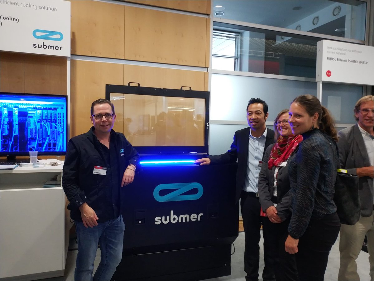 submertech's tweet image. @submertech is at @Fujitsu_Global Forum in Munich. Meet with @ddaltun and Barnie Otabaeva and take a deep dive into #immersioncooling.

#SmartPodX #nextgendatacenter @Airbus