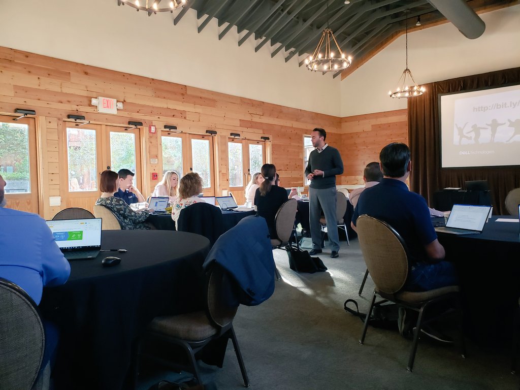 Great start to the Dell Education Academy as our partner  <a href="/Amos_ALP/">Amos Fodchuk</a> supports our AE's in building their understanding of our PL services and how they support our customers. <a href="/ALPlearn/">Team ALP</a> <a href="/DellEMCedu/">Bishal Bugcrowd</a>
