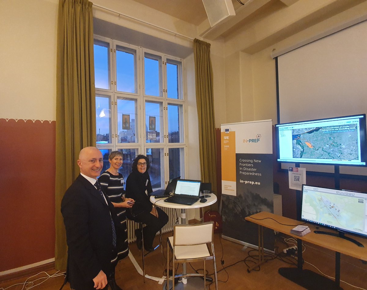 IN-PREP is on-site at #SRE2019 in Helsinki! If you can't make it to Finland but would like to support IN-PREP as Best Project Stand you can vote for us here: m33.screen.io/security select Ministry of Interior in the top left menu and vote IN-PREP before noon tomorrow! #H2020