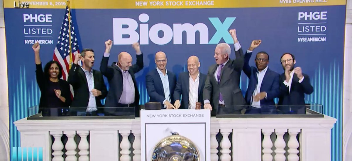 Exciting times for BiomX! <a href="/NYSE/">NYSE 🏛</a> Opening bell!
$PHGE #phagetherapies #microbiome