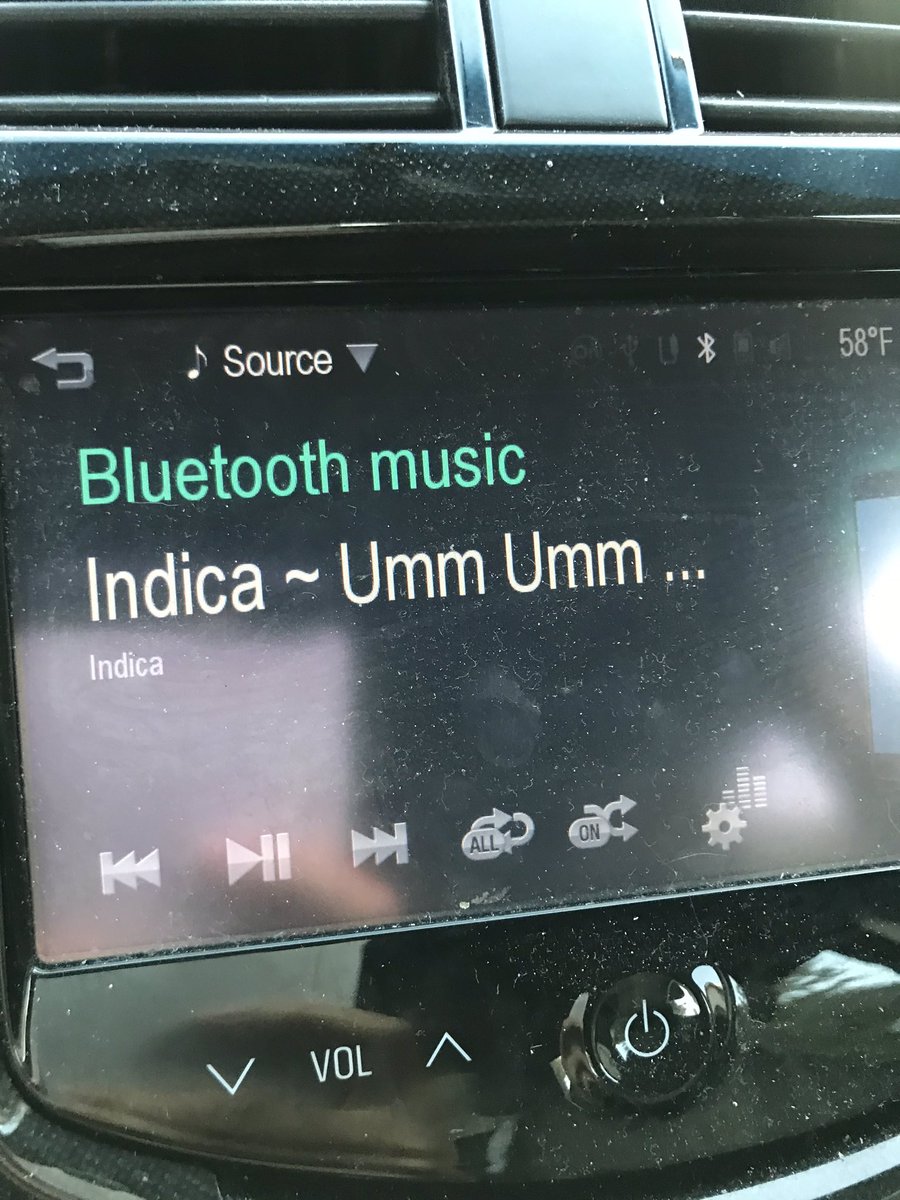 TYPNNY's tweet photo. @_ushua turned my Bluetooth on this morning getting in my car this popped up 😄. Hope all is well ✌🏽 https://t.co/nhG6EQlTFW