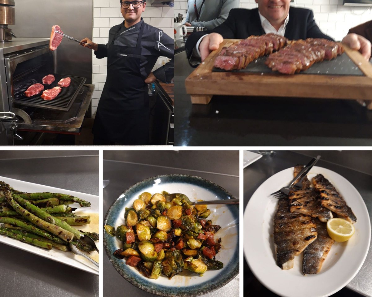 fcsiuk's tweet image. Brilliant day at @Jestic_Ltd  yesterday, thank you - who would have thought all this could be cooked on the #Josper! #Jestic #charcoalcooking