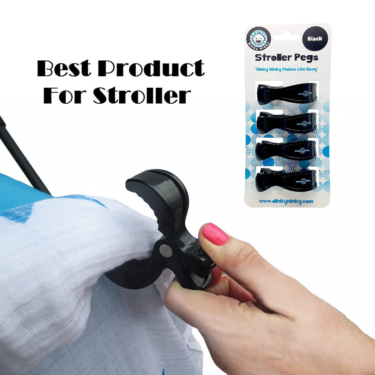 No need to compromise between comfort and safety. They are designed, tested, and approved for use with any stroller! #StrollerPegs - PROTECTS YOUR BABY FROM THE SUN, WIND &amp; INSECTS, offers privacy when breastfeeding, MAKE OUTINGS STRESS FREE amzn.to/2xrZzFh #Stroller