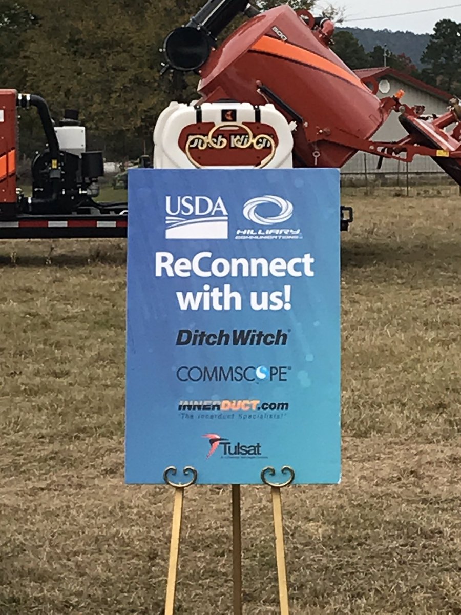 Was in Muse, Oklahoma yesterday for @usdaRD #ReConnect announcement yesterday for Oklahoma Western Telephone Company for fiber for more #broadband & high speed interned in eastern #Oklahoma. Great project, customers and company - Hillary Communications. @usda
