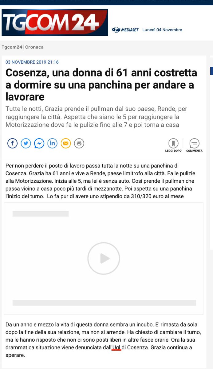UGLIgieneAmbientale (@ugligambientale) on Twitter photo #Cosenza
“La #UGLIgieneAmbientale con <a href="/GBrogni/">giuseppe brogni</a> denuncia la triste storia di Grazia”
Cit. su <a href="/GazzettaDelSud/">Gazzetta del Sud</a>
<a href="/MediasetTgcom24/">Tgcom24</a> #Cosenza
“La #UGLIgieneAmbientale con <a href="/GBrogni/">giuseppe brogni</a> denuncia la triste storia di Grazia”
Cit. su <a href="/GazzettaDelSud/">Gazzetta del Sud</a>
<a href="/MediasetTgcom24/">Tgcom24</a>