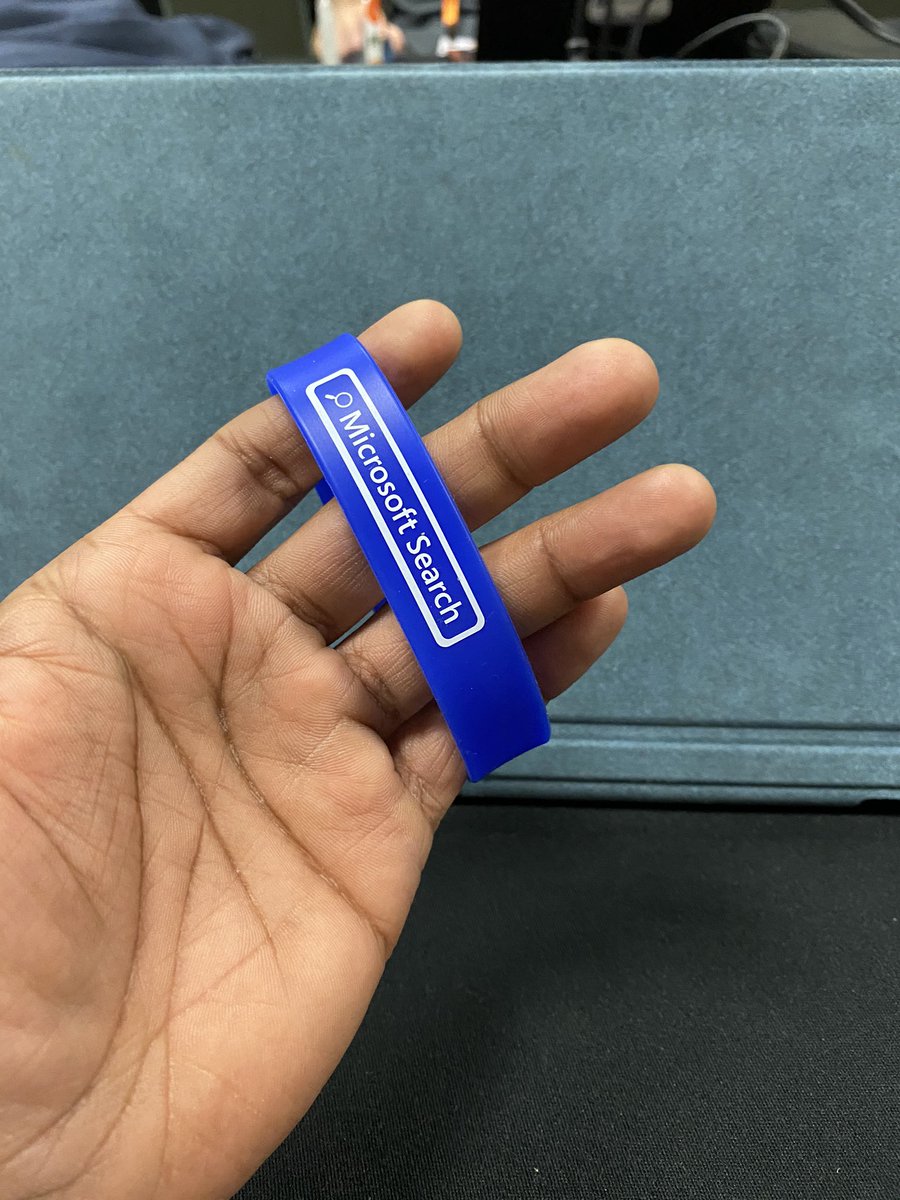 chakkaradeep's tweet photo. I am looking for a volunteer for my demo! Thanks to @williambaer , You will receive this awesome Microsoft Search USB band for your help! Ping me if you want to participate :) #STR20 https://t.co/E8rU9nzD0H