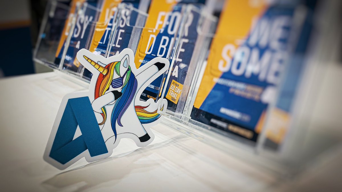 anynodeSBC's tweet photo. The race is on - catch one of our last dabbing #unicorn stickers at our booth 2534. Come by to catch this rareness (but youβve to dab first π¦ π§π»ββοΈ:-) #MicrosoftTeams #MSIngnite #DirectRouting #SessionBorderController https://t.co/zJljGapQgV