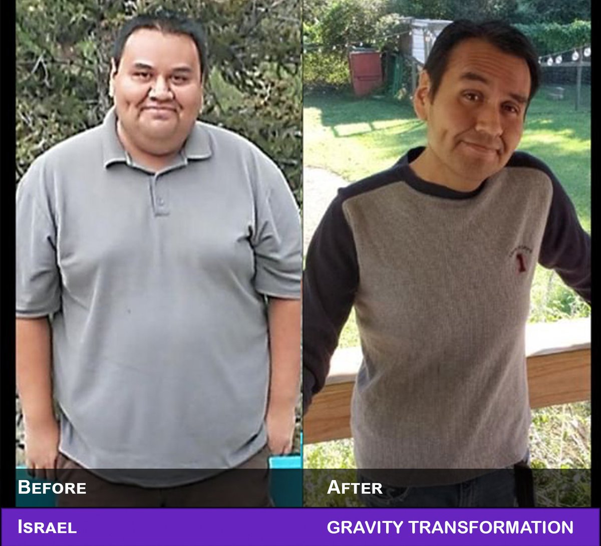 We're halfway through the work week, and what better way⁣
to celebrate than by sharing a Gravity success story.⁣
⁣
Israel put in the work, and achieved an amazing transformation. I know you can too⁣
⁣
Click the link in the bio⁣ to get started today. It's that easy⁣