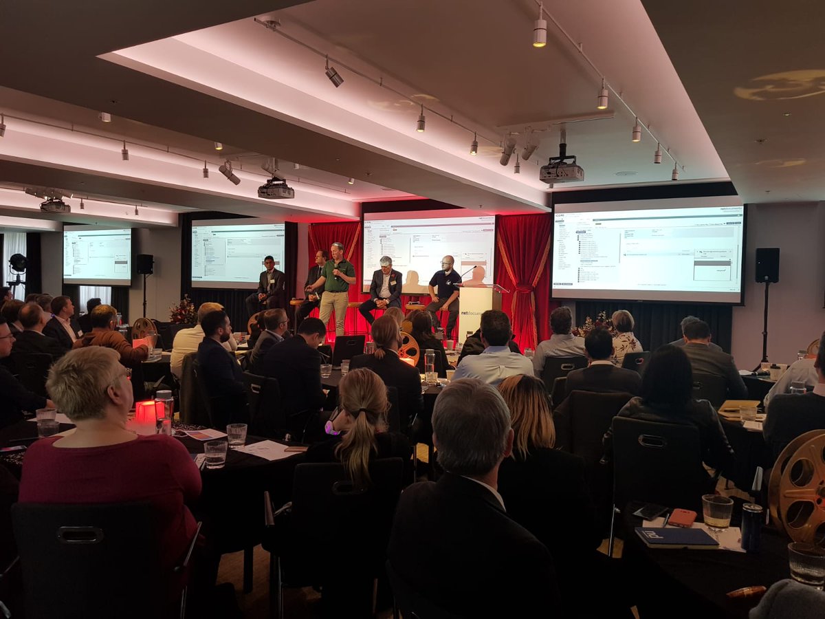 legal_rm's tweet photo. Some of the best moments of our presentation at @netdocuments #elevateEMEA. Want to learn more? Email us on sales@legal-rm.com to schedule your demo. https://t.co/UuIh6K6pp4