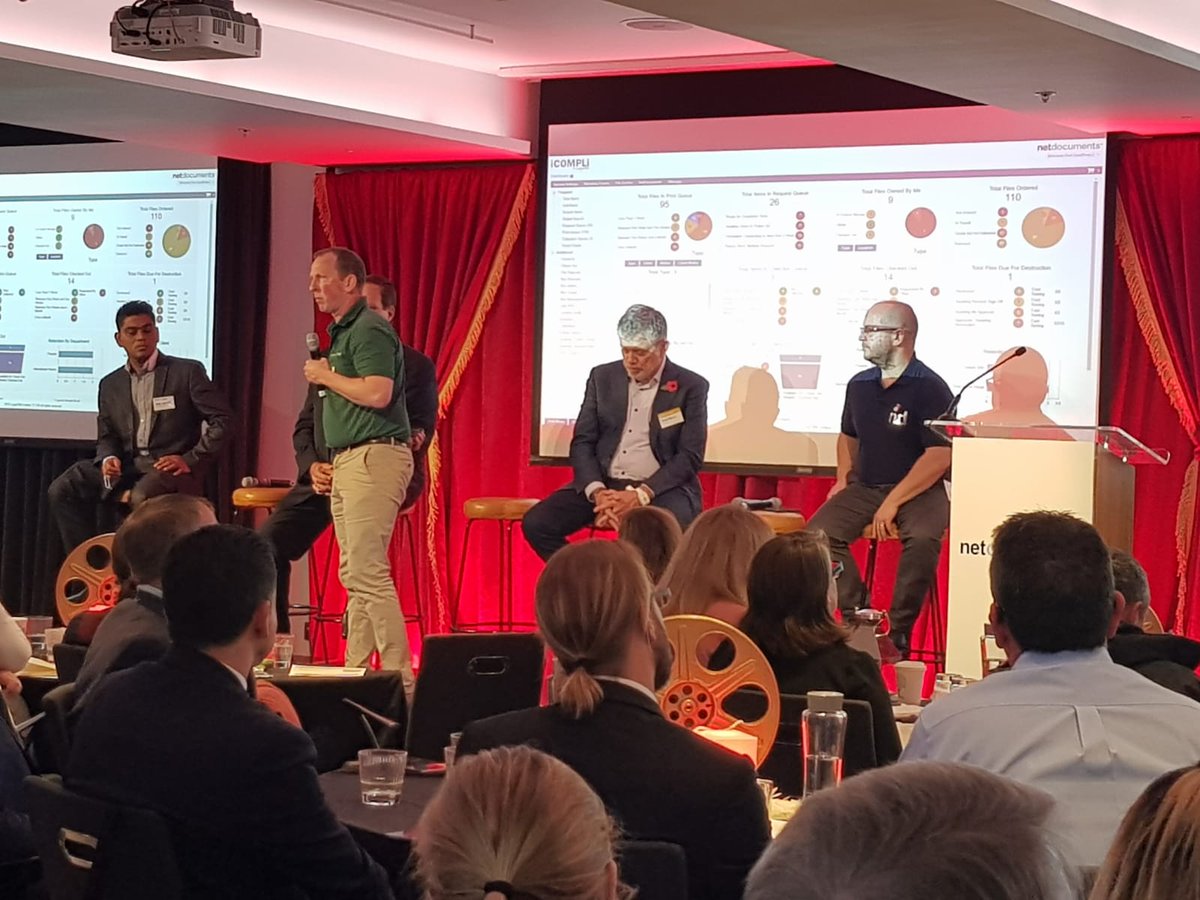 legal_rm's tweet photo. Some of the best moments of our presentation at @netdocuments #elevateEMEA. Want to learn more? Email us on sales@legal-rm.com to schedule your demo. https://t.co/UuIh6K6pp4