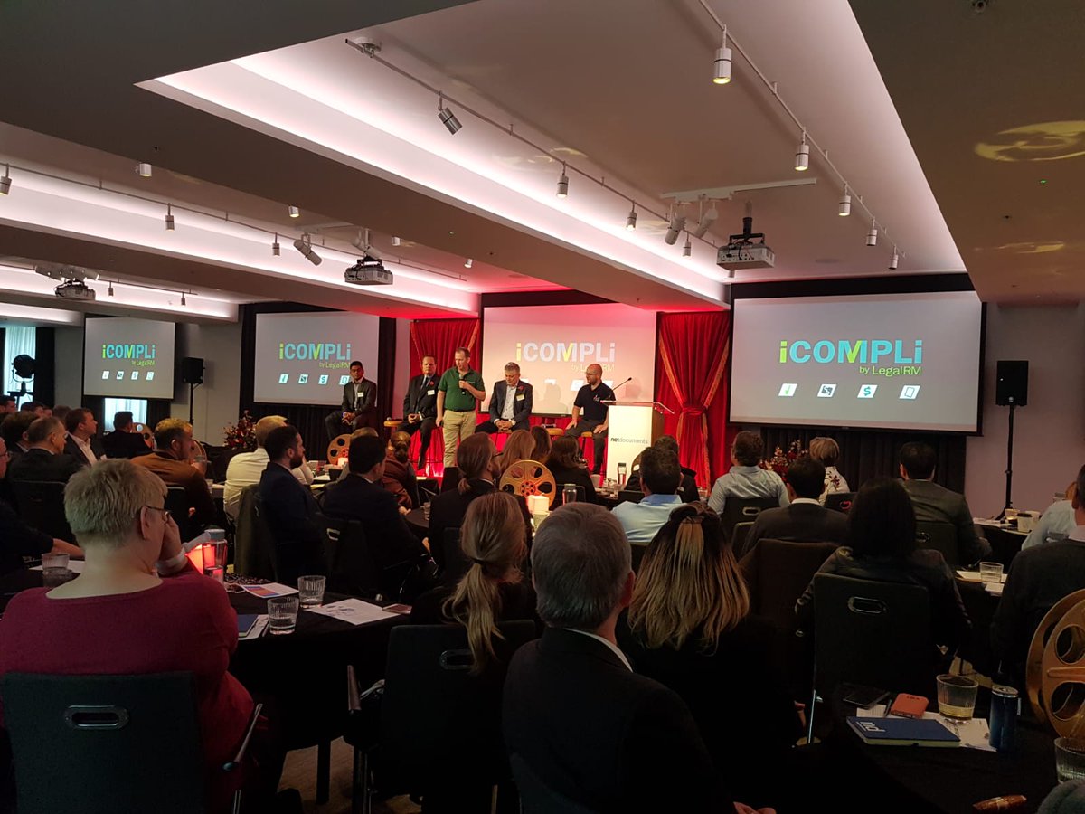 legal_rm's tweet photo. Some of the best moments of our presentation at @netdocuments #elevateEMEA. Want to learn more? Email us on sales@legal-rm.com to schedule your demo. https://t.co/UuIh6K6pp4