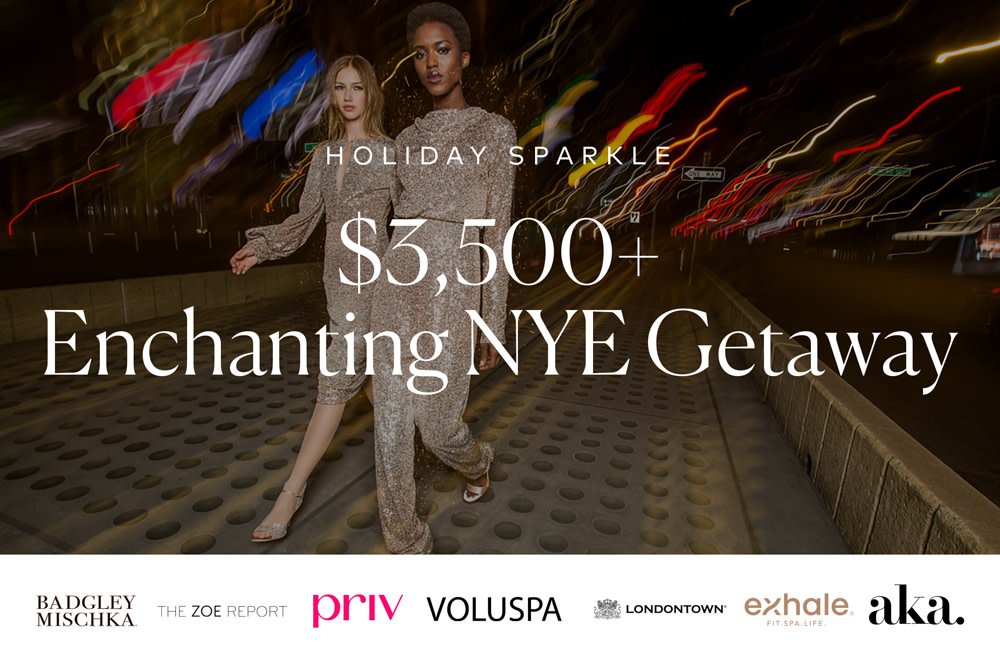 Celebrate your New Year's Eve glamorously! Enter to win here:  bit.ly/2KaP5Sf