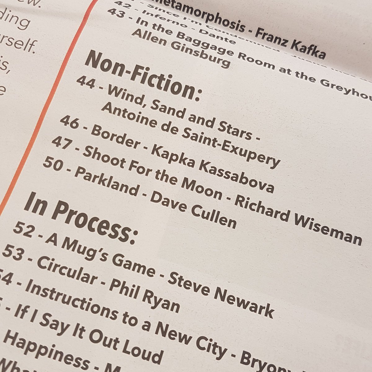 ChapterCatcher's tweet photo. It's #nationalnonfictionday! Make sure you pick up a copy of #chaptercatcher to expand you non-fiction literary repertoire. #nonfictionnovember #nationalnonfictionday #magazine #uk #chapters #nonfiction https://t.co/PpWwcdJ0Ih