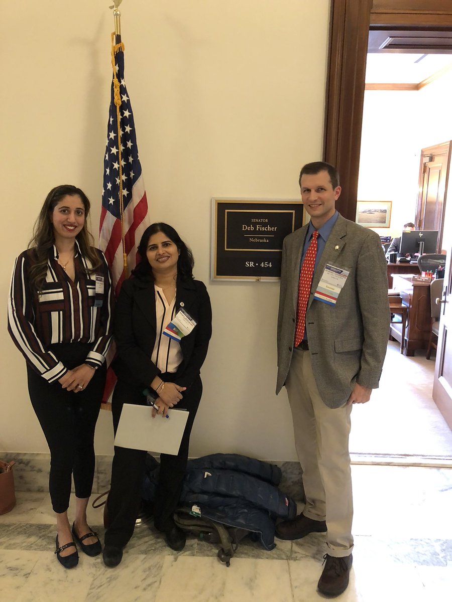 AGoldsweig's tweet photo. Great to work toward prior authorization reform (HR 3107) and tobacco/vaping regulation (HR 2411, 2339, 1498; S 1258, 655, 1541) with the offices of @SenSasse, @DebFischerNE, @RepDonBacon, &amp; @SenJoniErnst! #ACCLegConf https://t.co/Zg3pBgiRJK