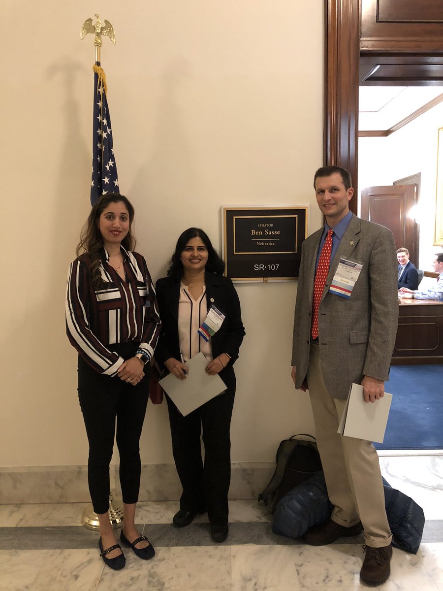 AGoldsweig's tweet photo. Great to work toward prior authorization reform (HR 3107) and tobacco/vaping regulation (HR 2411, 2339, 1498; S 1258, 655, 1541) with the offices of @SenSasse, @DebFischerNE, @RepDonBacon, &amp; @SenJoniErnst! #ACCLegConf https://t.co/Zg3pBgiRJK