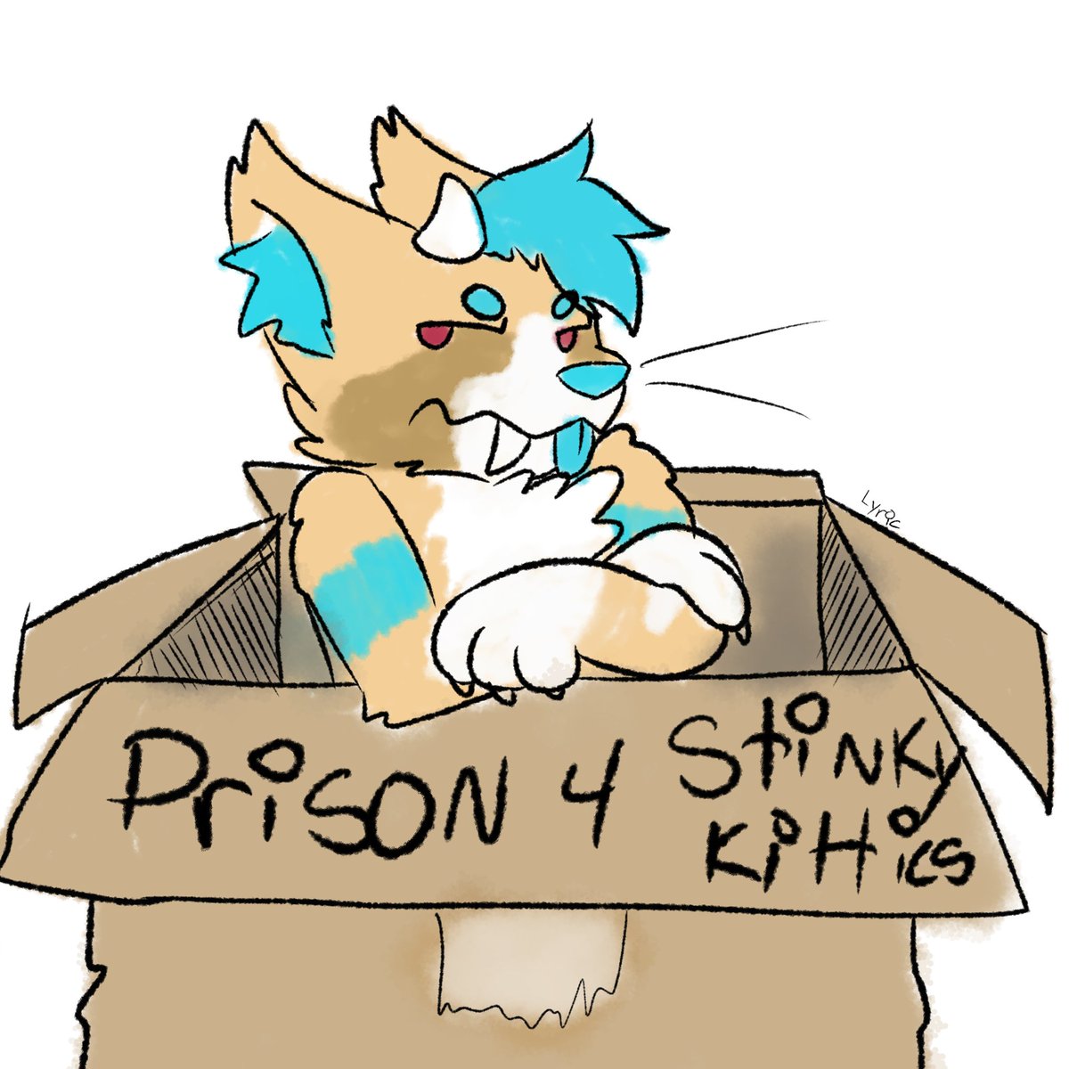 Tilly_McBeal's tweet photo. Gift from someone on Facebook. I love it so much. Me stimky.
#catprison #furry #furries #furryartwork #furryart #furryfandom #smelly #cat https://t.co/mPk1CybR2L