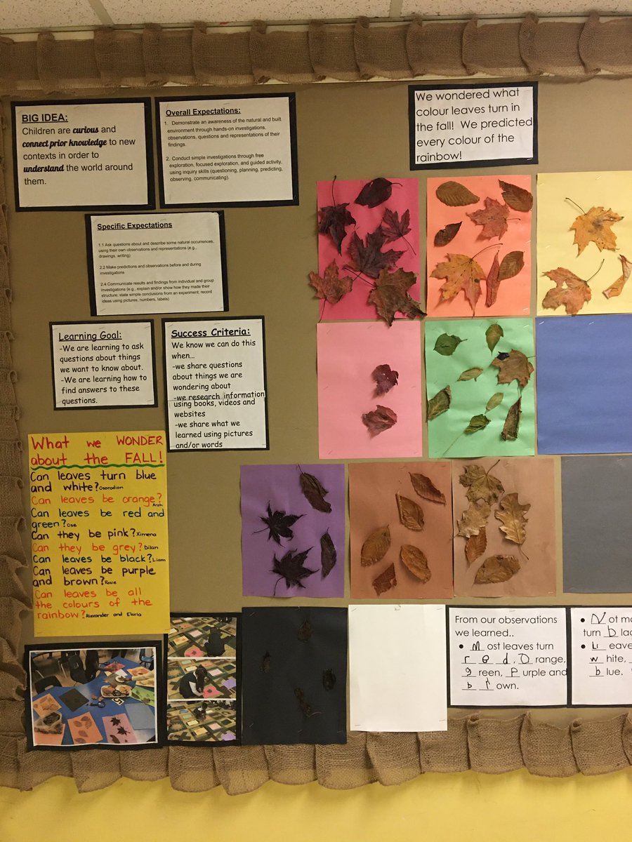 ArenaDeborah5's tweet photo. Ms.Mossa, Ms Tavares and Ms Orlando’s ELP class admiring their beautiful fall inspired art work! Great job everyone!@deSalesTCDSB https://t.co/HqdHlK94Mz
