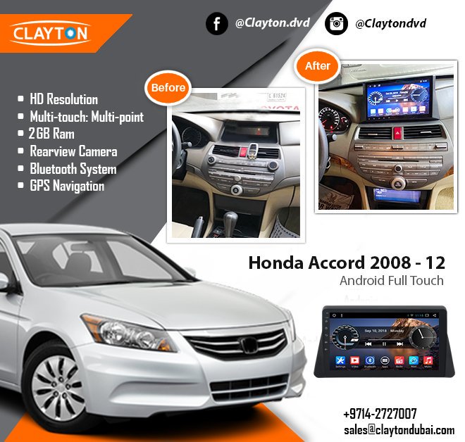 claytondvd's tweet photo. Honda Accord 2008 – 12 Android Full Touch
✦ With Rear View Camera
✦ With Installation
https://t.co/bUuKfLkjck…/honda-accord-2008-12-android-full-to…/
#honda #accord #audio #stereo #installation #before #after #navigation #gps #cargps #cardvd #carnavi #dubai #clayton #car https://t.co/Fl7OkTgRsO