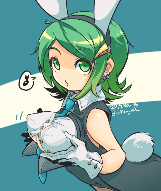 #10rtでエロいイラストを描く見た絵描きさんもやるいつぞやのバニーミセリリターンズワンクッションするつもりなかったんだけど投稿直前になってやっつけの布加えました、チキン... おっぱいぼろりんver. →  