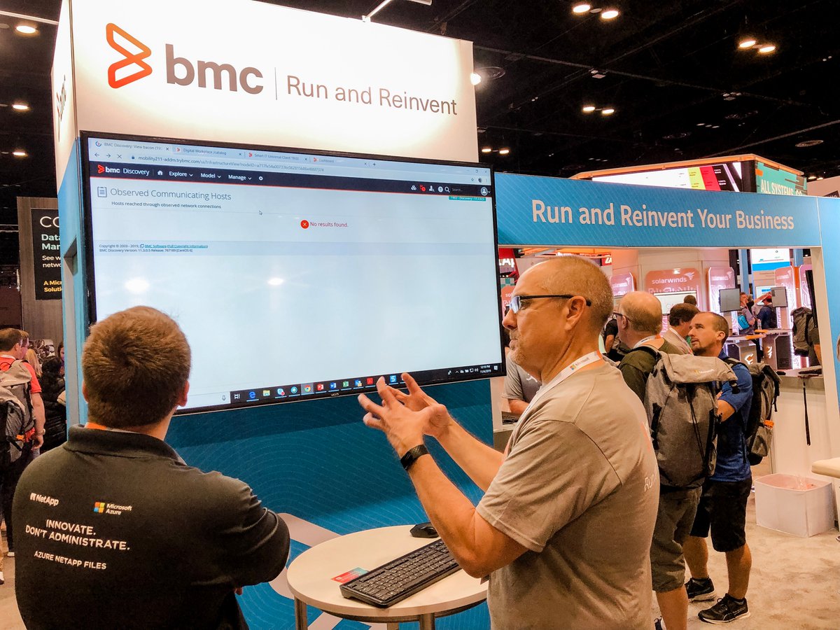 BMCSoftware's tweet photo. Everyone wants to see #BMCHelix and #ControlM at #MSIgnite2019 ! Come by booth 831 to learn how to run and reinvent. We have amazing raffles, innovative demos and so much more! https://t.co/USCvtAmJ3v