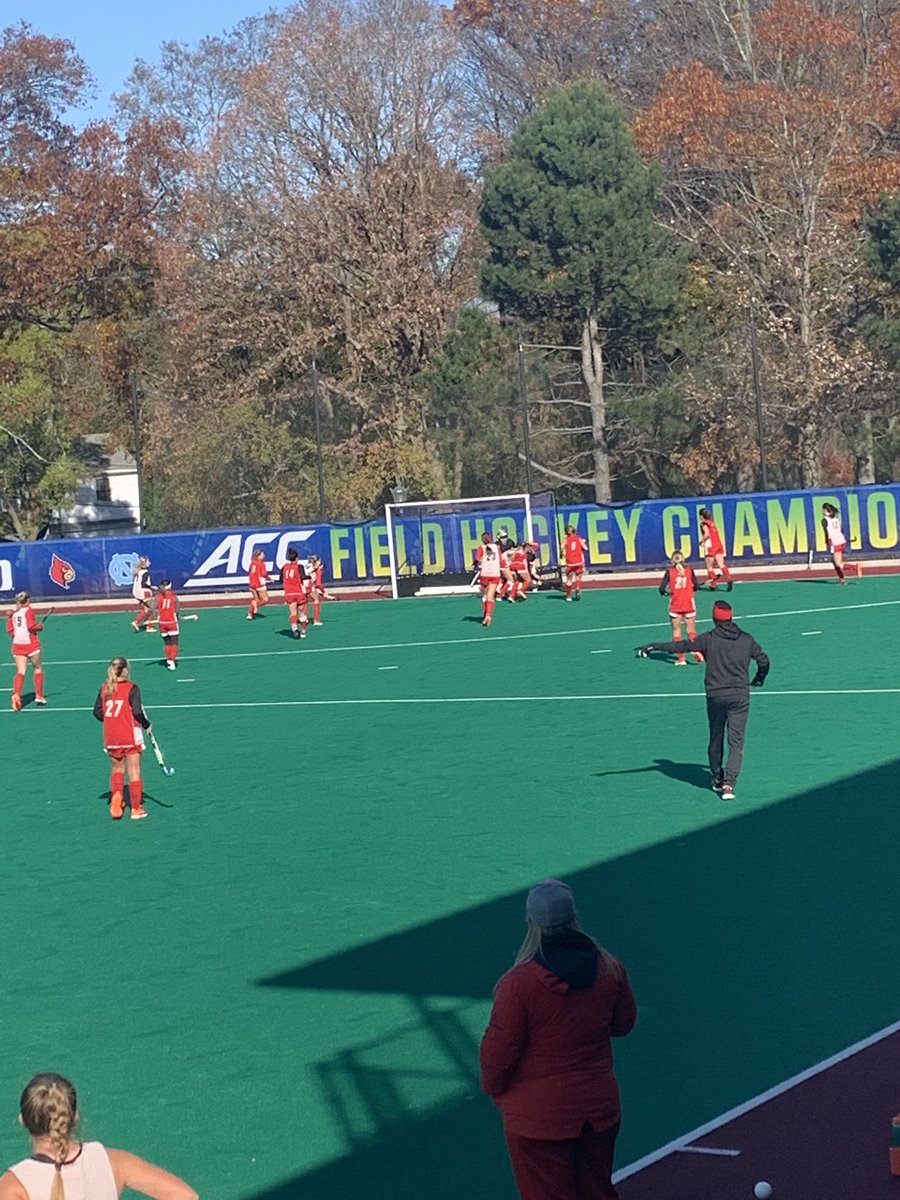 Up in Boston with @ULFieldHockey on this beautiful fall day getting ready for game day tmw #ACCFH