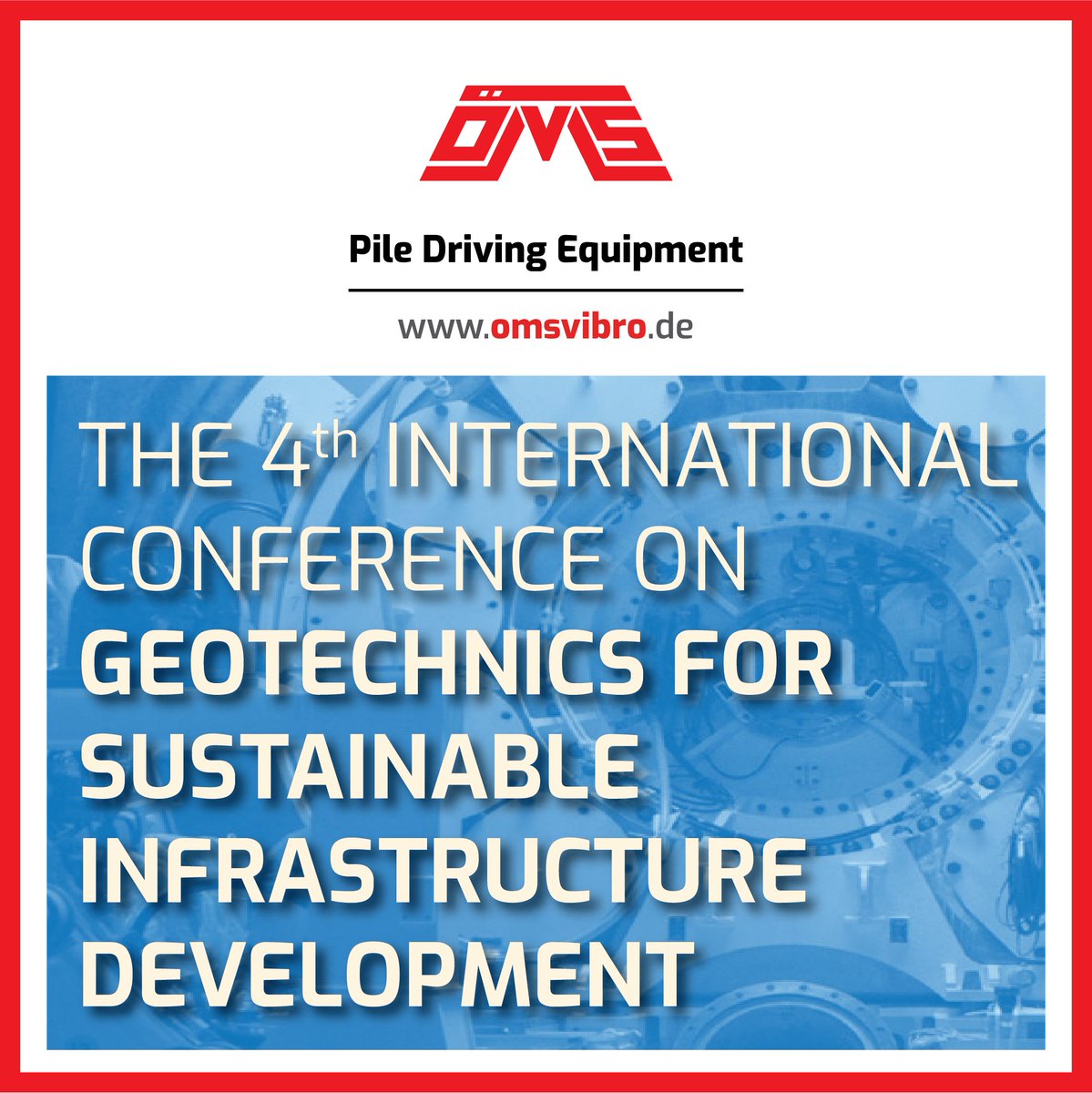 omsvibro's tweet image. We will be at GEOTECH Conference in Hanoi - Vietnam on November 28 - 29, 2019. #foundation #soilimprovement #stonecolumn #topfeedmethod #bottomfeedmethod #vibroflotation #vibrocompaction #constructionmachinery #groundimprovement #construction #constructionmachinery #manufacturing