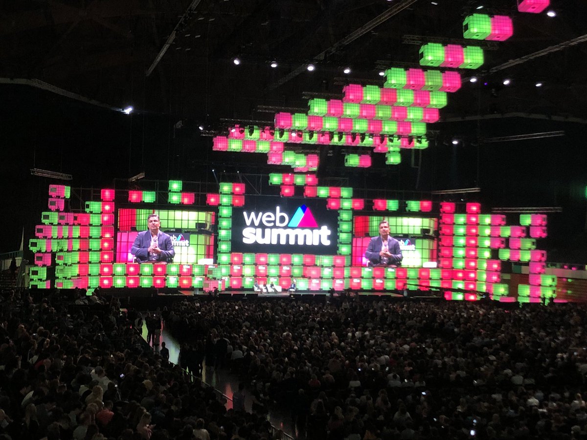 They asked a man a question about how he finds balance  👏🏾 👏🏾👏🏾 #WebSummit